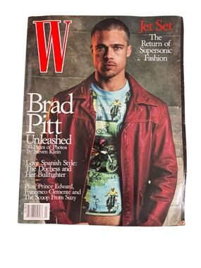 July 1999 W Magazine Brat Pitt